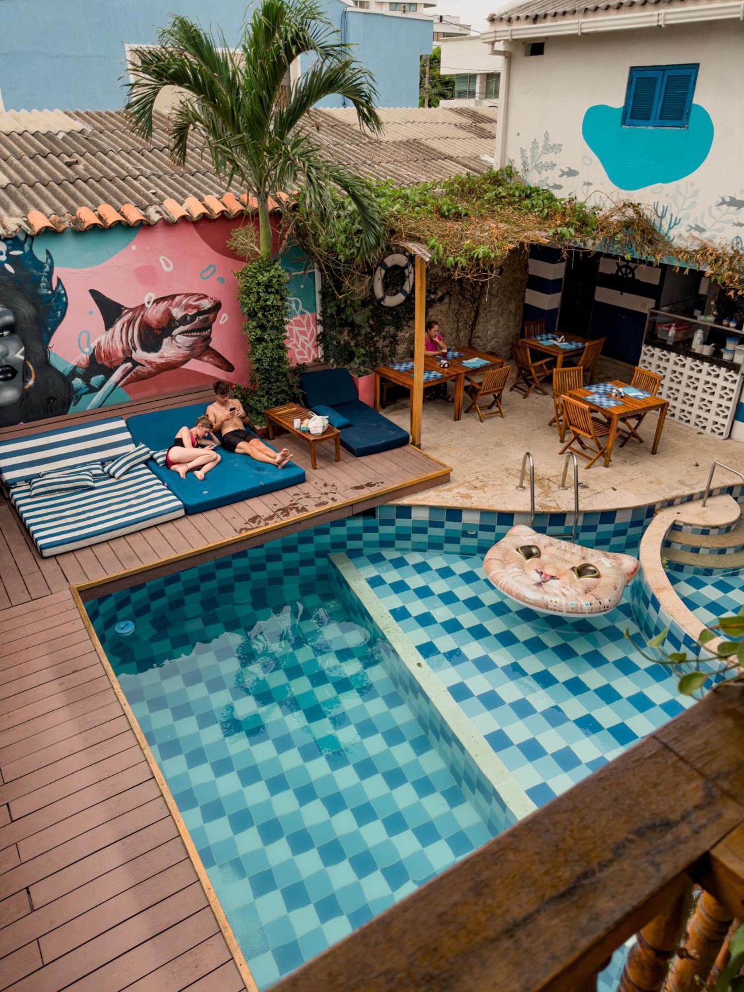 Casa Del Puerto Hostel & Suites Cartagena Kültér fotó