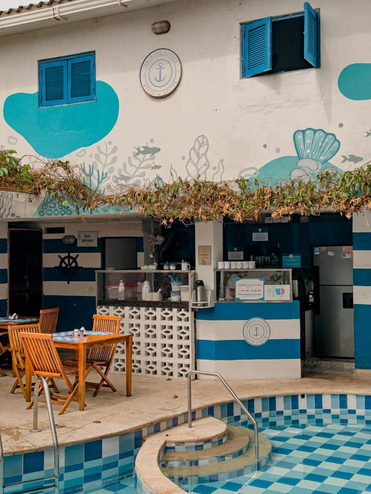 Casa Del Puerto Hostel & Suites Cartagena Kültér fotó