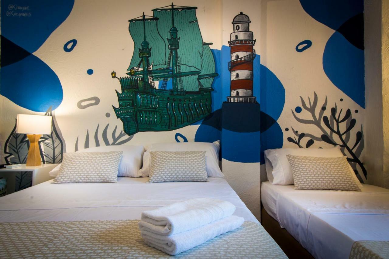 Casa Del Puerto Hostel & Suites Cartagena Kültér fotó