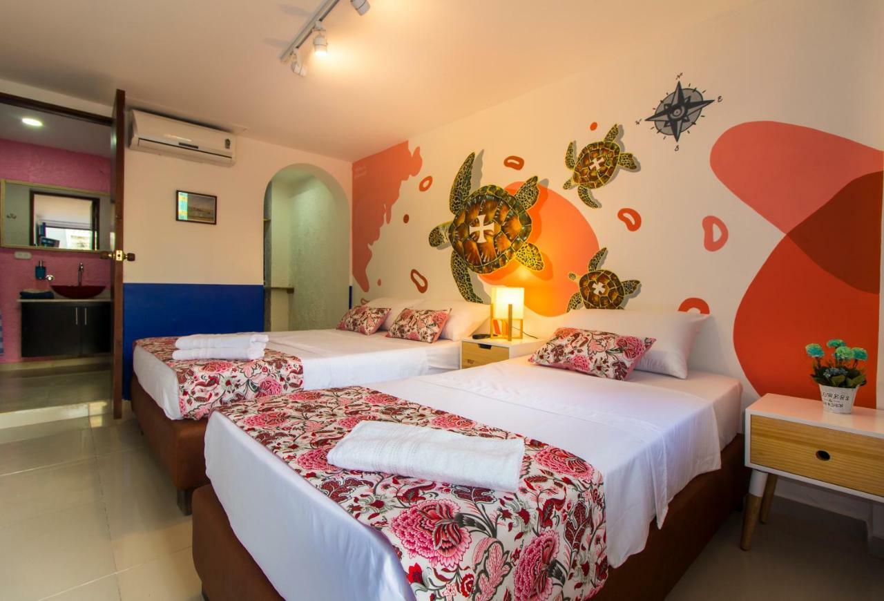 Casa Del Puerto Hostel & Suites Cartagena Kültér fotó