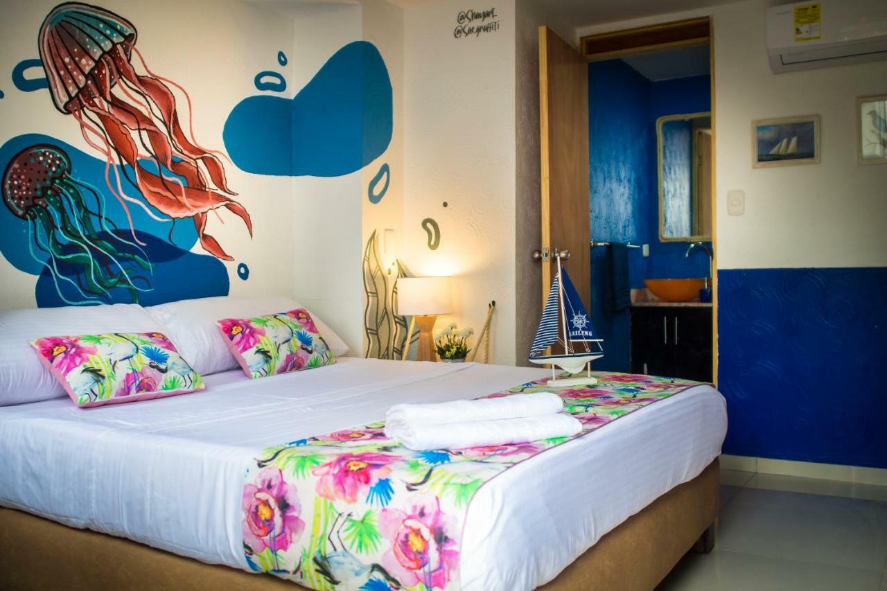 Casa Del Puerto Hostel & Suites Cartagena Kültér fotó